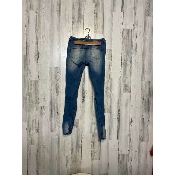 Blue distressed jeans - Picture 1 of 6